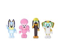 Giochi Preziosi Bluey Friends Pack, Lot de 4 Personnages articulés, Bluey et Les Amis Snickers, Honey et Coco, comme vu à la télévision, pour Enfants à partir de 3 Ans, BLY01200, Multicolore
