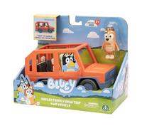 Giochi Preziosi Bluey - Jeep 4WD de la Famille Bluey avec Maman Chilli et Espace pour 4 Personnages, avec Accessoire et Feuille Autocollantes, pour Enfants à partir de 3 Ans