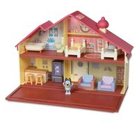 Giochi Preziosi Bluey - Jeu de Personnages Maison sur Deux étages avec Cuisine, Salon, Chambre et Salle de Bain entièrement meublée; pour Enfants à partir de 3 Ans, BLY04010