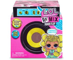 Giochi Preziosi Boîte mystère L.O.L Surprise! Remix Hair avec poupée, mini disque et accessoires