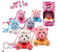 Giochi Preziosi Coccolotti Love&Tell, 6 Ours avec Fonction d'enregistrement et Porte-clés Charme, Coloration aléatoire, répéter ce Que Vous Dites, Jeux Enfants 4 Ans, Animaux interactifs Jouet