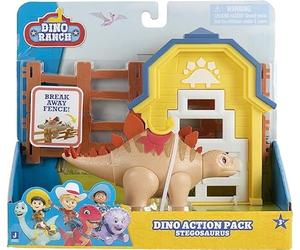Giochi Preziosi Dino Ranch Brontosaurus Playset Action avec Dinosaure, Le Dinosaure est articulé et Haut Environ 10 cm, comme vu à la télévision, pour Les Enfants à partir de 3 Ans, DNA05400