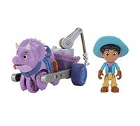 Giochi Preziosi Dino Ranch Miguel & Tango, Véhicule avec Dinosaure et Personnage Hauteur Environ 7.5 cm, comme vu à la télévision, pour Enfants à partir de 3 Ans, DNA03300