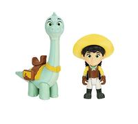Giochi Preziosi Dino Ranch Min & Clover Paire de Personnages, Personnage de Haut d'environ 7,5 cm et Dinosaure de 9 cm Environ, comme dans Le Dessin animé, pour Enfants à partir de 3 Ans, DNA00200,