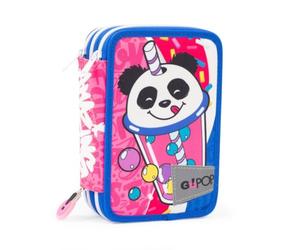 Giochi Preziosi Go Pop Trousse Triple Bubble Star Fourniture Scolaire avec 3 Fermetures éclair et 3 Compartiments, avec Crayons, Stylets, Crayons, Gomme, Ciseaux, règle et Taille-Crayon, Multicolore