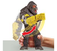 Giochi Preziosi Godzilla pour Kong Le Nouvel Empire - Kong Géant 35 cm Articulé, Hautement Détaillé avec Lumières Sons Et Fonction Sphère Coups, pour Les Enfants À partir De 4 Ans, comme dans Le Film