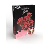 Giochi Preziosi - GP Puzzle 3D Flower Bouquet ROSE-GPW00100, GPW00100