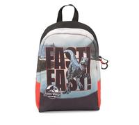 Giochi Preziosi Jurassic Word - Sac à dos maternelle avec grand compartiment central, tirette personnalisée, bretelles rembourrées et poignée 25,5 x 34,5 x 11,5 cm