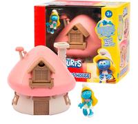 GIOCHI PREZIOSI les Schtroumpfs Et Le Sa Petite Maison Dal Toit Rose
