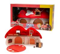 Giochi Preziosi Les Schtroumpfs - Playset Caserne des Pompiers Schtroumpfs, Amusant et coloré, Comprend Schtroumpf Tontolone Exclusif de 5,5 cm et Accessoires, pour Enfants à partir de 3 Ans