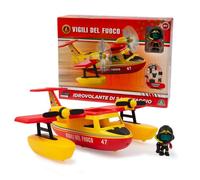 Giochi Preziosi Pompiers - Canadair des Pompiers Jouet, Personnage de 7 cm articulé Inclus, Riche en Accessoires, pour Enfants à partir de 4 Ans