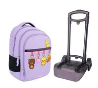 Giochi Preziosi -Sketch Sac à Dos à roulettes détachable pour Fille Lilas
