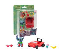 Giochi Preziosi Stitch Stich Playset avec Voiture avec Stich 5 cm Voiture et de Nombreux Accessoires pour créer des Aventures Amusantes pour Les Enfants à partir de 3 Ans