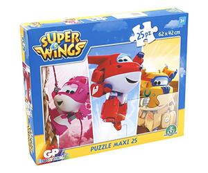 Giochi Preziosi - Super Wings Puzzle Maxi, 25 pièces