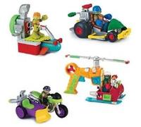 Giochi preziosi tortues ninja avec leurs véhicules - 6cm 684848 G