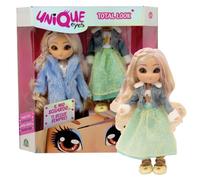 Giochi Preziosi Unique Eyes Poupée articulée Haute 25 cm avec Grands Yeux Magiques et Profonds Suit Votre Regard Rebecca Fashion Doll avec Extra Tenue pour Filles à partir de 3 Ans MYM01300