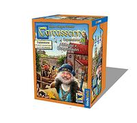 Giochi Uniti - Carcassonne Abbayes et Borgomastri, Expansion 5 pour Carcassonne, Jeu de société, 2-6 Joueurs, 8+ Ans, Édition Italienne, GU319