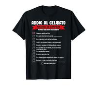 Gioco Addio Al Celibato Lista Addio Al Celibato Uomini Donne T-Shirt