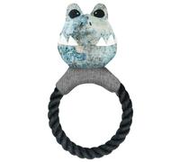Gioco in materiale riciclato con effetto sonoro rana Green Fun per cani Record