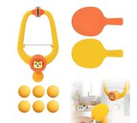 Gioco Pong Da Porta Per Bambini - 310g, Esercitatore Regolabile Con | Racchette E Palline, Set Di Allenamento Tennis Indoor, Ideal Per Casa, Palestra, Feste E Attività Di Coordinazione