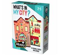 GIOCO PUZZLE WHAT'S IN MY CITY PER BAMBINI 2-5 HEADU