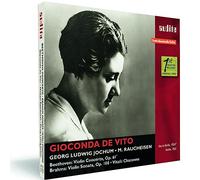 Gioconda de Vito – Gioconda de Vito plays Beethoven, Brahms & Vitali – Œuvres pour violon