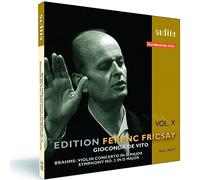 Gioconda De Vito – J. Brahms : Éd. Ferenc Fricsay (X) – Concerto pour violon & Symphonie n°2 – NAXOS