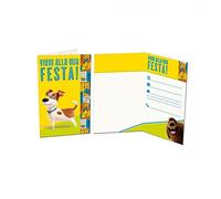 Giocoplast Secret Life of Pets (The) - 6 Inviti Con Busta Merchandising