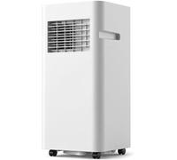 GIOFEOIK Climatiseur Mobile 10000 BTU 2 en 1 Froid et Déshumidificateur, Minuterie, Télécommande, Ventilateur Oscillant, Kit d’Installation, 2 Vitesses pour Chambre ou B, 12 000 BTU, 12 000 BTU