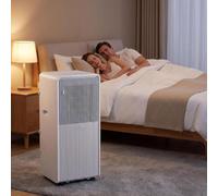 GIOFEOIK Climatiseur Mobile 12000 BTU Réversible pour Pièces jusqu'à 55 m² avec Télécommande, Kit Fenêtre Inclus, 3 Modes et Minuterie 24H pour Maison, Bureau, Été, 10000 Btu, 10000 BTU