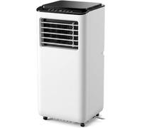 GIOFEOIK Climatiseur Mobile 12000 BTU, télécommande, minuterie 24 h, refroidit 30 m², Oscillation 120°, 2 Vitesses, kit d'installation Inclus, 10000 BTU, 10000 BTU