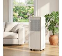 GIOFEOIK Climatiseur portable 14 000 BTU, climatiseur intelligent pour refroidissement rapide et déshumidification, mode silencieux et oscillation pour grandes pièces, 10 000 BTU, 10 000 BTU