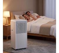 GIOFEOIK Climatiseur Portable 4000BTU Monobloc 2 Vitesses Télécommande Silencieux Kit Fenêtre Inclus Minuterie 24H Mode Nuit 3 Modes Confort pour Pièce Bureau Refroidiss, 10000 Btu, 10000 BTU