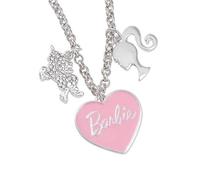 GIOIA Barbie Collier à breloques en forme de cœur et licorne Rose