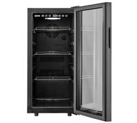 GIONA Présentoir réfrigéré EFG 83N - 83 L, froid ventilé, pose libre, porte vitrée, classe énergétique G