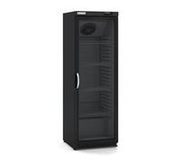 GIONA Présentoir réfrigéré EFG348NSZ Sub Zero - 348 L, froid ventilé, 4 étagères métalliques, noir, classe E, silencieux (28,3 dB)