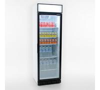 GIONA Présentoir Réfrigéré pour Boisson EFG385B Blanc 385 L