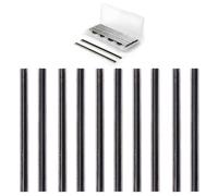 GIONAR 10 Pcs Lames de Raboteuse 82mm, Lames Réversibles de Rabot, Matériau en Acier Rapide, pour Rabots Makita Black & Decker Bosch DeWalt Trend Elu etc.