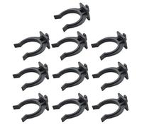 GIONAR 10 Pièces Clip Plinthe Cuisine, Fixation Plinthe Cuisine, Clip de Panneau de Bain, Clip de Fixation pour Plinthes, Pour Cuisines, Salles de Bain, Meubles,Noir