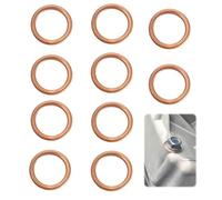 GIONAR 10Pcs Joint Vidange Voiture pour Citroën Peugeot Renault Opel MINI Dacia, Joint Bouchon Vidange 7703062062 11137546275 16430 31338 7546275 4404724, Joint Cuivre Vidange 16 x 22 x 2mm