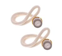 GIONAR 2 Pcs Mèches de Lampe à Huile, Brûleur Catalytique Meche pour Lampe Recharge, Contrôle d'air Aromathérapie pour Diffuseur de Brûleur laromathérapie,18mm Diamètre (Doré)