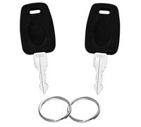 GIONAR 2Pcs Cle TSA 007 Universel, Cle pour Cadenas TSA et Serrure Valise, Matériau Métallique, avec 2 Porte-clés, TSA007 Multifonctionnelles Clés pour Valises, Sacs à Roulettes, Sacs à Dos, etc.