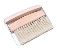 GIONAR Balayette de Table, Ramasse Miette de Table, Mini Pelle et Balayette, Manche en Bois, Poils en Nylon, Idéal pour Nettoyer les Miettes de Comptoirs