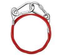 GIONAR Câble de rupture avec crochet fileté, câble de sécurité pour caravane et remorque avec 2 mousquetons