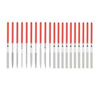 GIONAR Lot de 20 mini limes diamantées Micro Diamond, 2 limes à aiguilles diamantées en métal de 100 mm, kit de limes, limes diamantées, limes à aiguilles, limes à clés et outils à main pour un