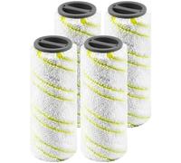 GIONAR Lot de 4 brosses à rouleau pour nettoyeur de sols durs sans fil Kärcher FC3 FC5 FC7 - Compatible avec FC3D FC5D, rouleaux en microfibre multi-surfaces