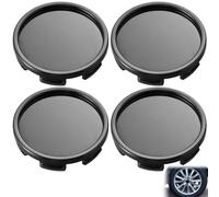 GIONAR Lot de 4 cache-moyeux 58 mm, pour BMW, pour Mercedes, cache-moyeux OD 58 mm ID 55 mm, en ABS de qualité supérieure