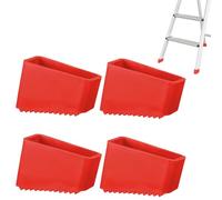 GIONAR Lot de 4 patin Escabeau Universel en Caoutchouc Antidérapant, Couvre-Pieds de Sécurité pour Échelles Télescopiques - Accessoire Essentiel pour Bricolage et Travaux