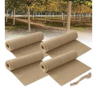 GIONAR Lot de 4 rouleaux de 3 m x 25,5 cm - Protection hivernale pour plantes - Protection hivernale - Ruban de jute pour plantes - Protection hivernale - Protection contre le gel et l'humidité