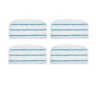GIONAR Lot de 4 tampons lavables pour balai vapeur Beldray BEL01097, lingettes de rechange pour balai vapeur Black and Decker FSM1600 FSM1610 FSM1620, FSMP20-XJ